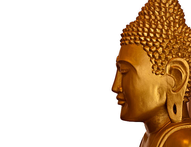 Golden Buddha stock photo