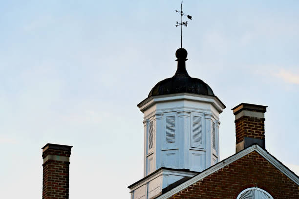 Fairfax, Virginia, USA - November 15, 2023: The Historic Fairfax County Courthouse is a local historic landmark in the center of Old Town Fairfax in the heart of Fairfax County.
