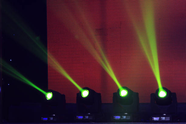 istock stage lighting effect in the dark, closeup photo 1801731663