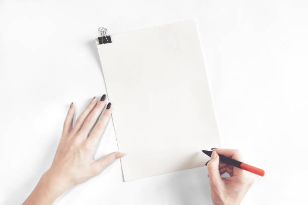 istock A4 Letterhead with Hand Mockup 1801739505