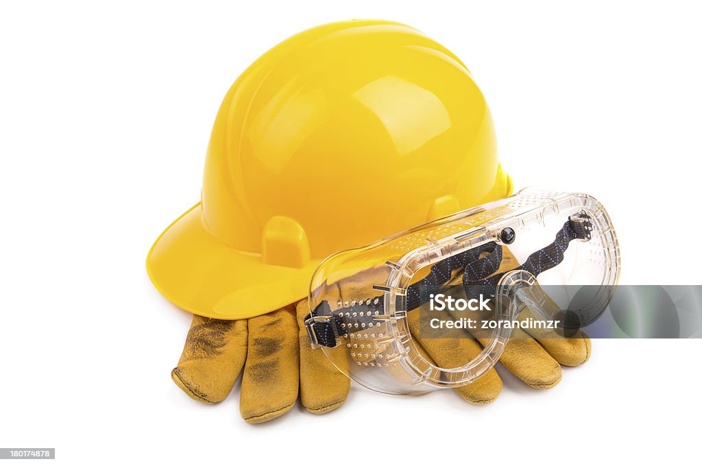 Casco di costruzione - Foto stock royalty-free di Ampliamento di una casa