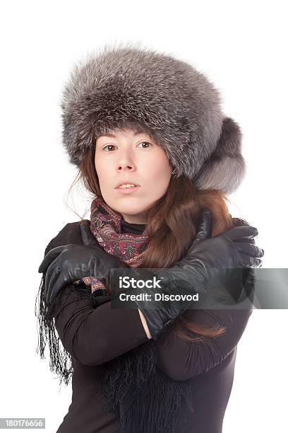 Vivacious Woman In Winter Outfit Stock Photo - Download Image Now - Adult, Adults Only, Beautiful People