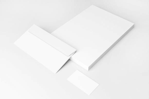 istock Visual Brand Identity Mockup, Corporate Stationery 3D Rendering 1801811673