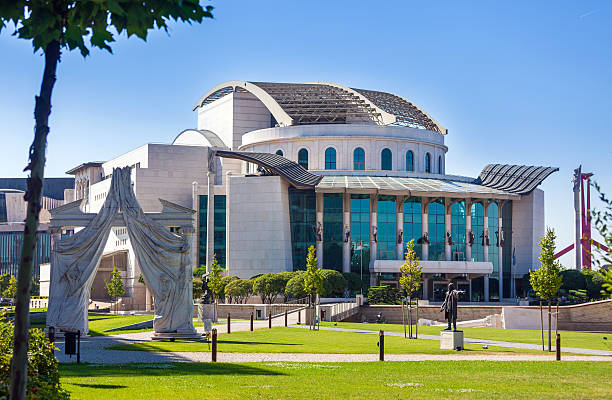 Budapest National Theater stock photo