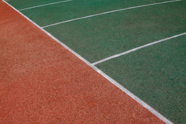 istock plastic runway in a sports ground 1801823717