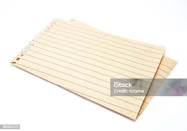 Paper Stock Photo - Download Image Now - Blank, Brown, Copy Space