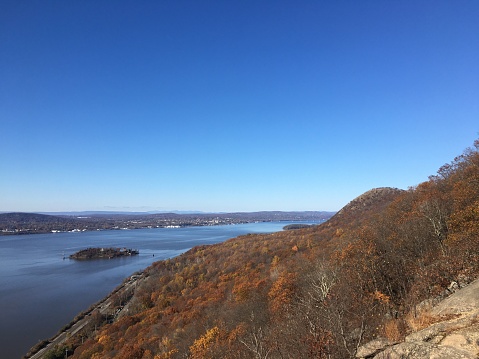 Fall at Hudson Highlands in New York State.