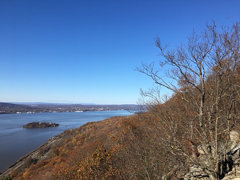 Fall at Hudson Highlands in New York State.