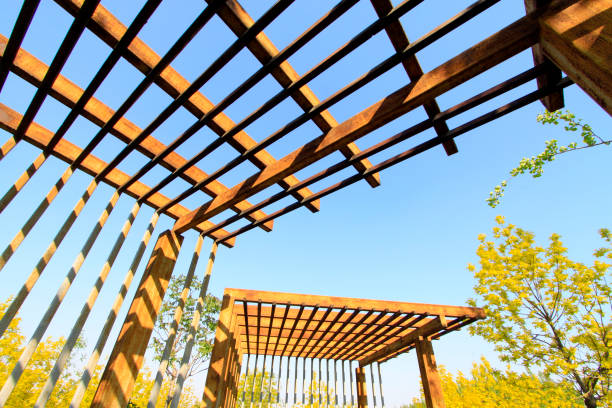 istock Oxidation rust steel beams in the park 1801858933