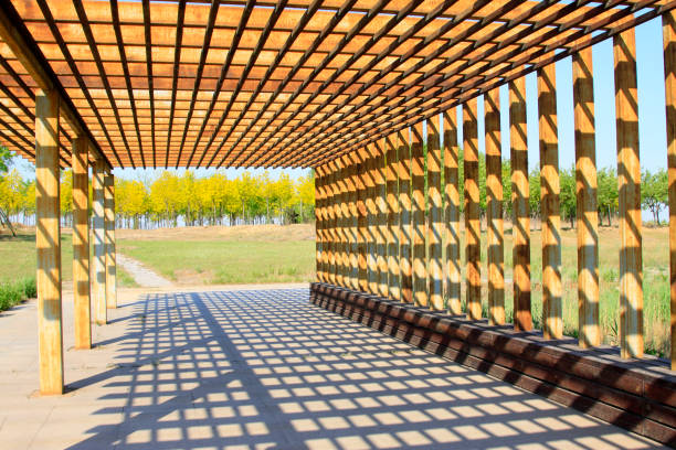 istock Oxidation rust steel beams in the park 1801858938