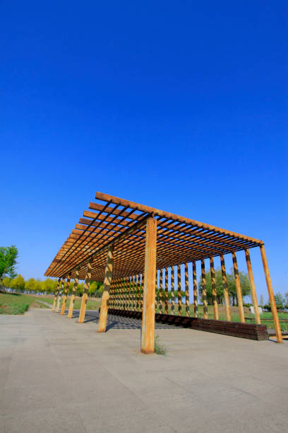 istock Oxidation rust steel beams in the park 1801859457