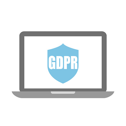 Gdpr data protection vector icon, EU General Data Protection Regulation