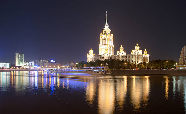 istock High-rise building at night, Moscow, Russia 180188529