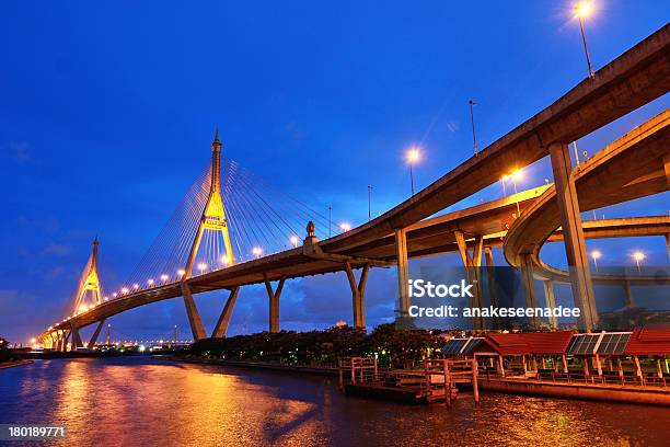 Bhumibol Bridge Stockfoto und mehr Bilder von Architektur - Architektur, Bangkok, Baugewerbe