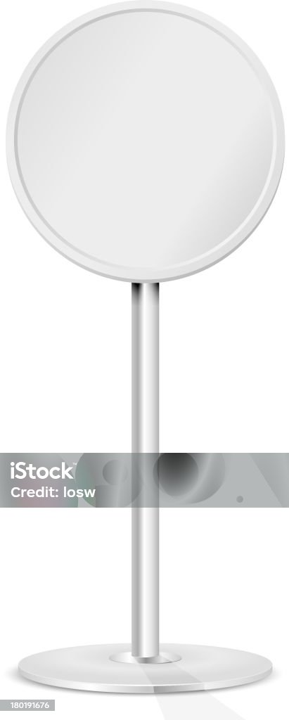 Rountable Sign Round Sign Stock Illustration - Download Image Now - Blank, Circle ...