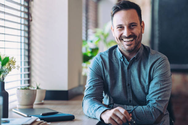 istock Portrait of a smiling entrepreneur 1801938978