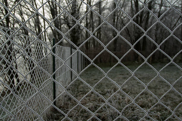 istock wire fence with hoarfrost 180197360