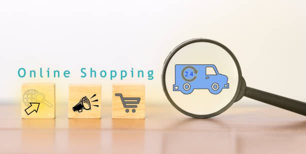 istock E-commerce Essentials with Search, Alert, Cart, and Delivery 1801975850