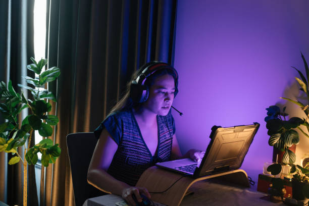 istock Woman Leading Online Conference 1801979574