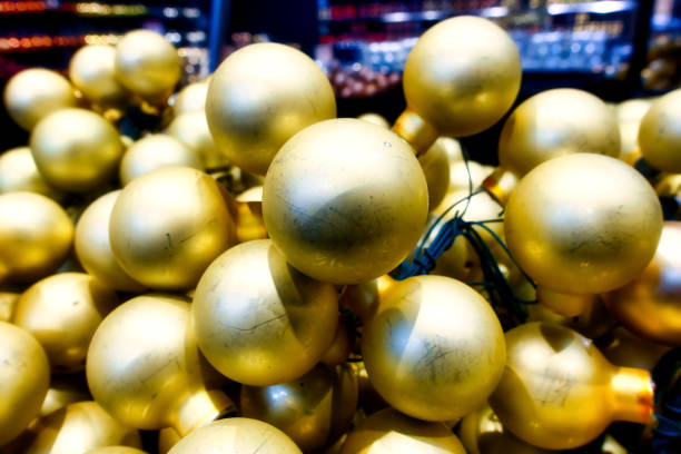 a setup for decoration purposes like xmas, close up image from the top