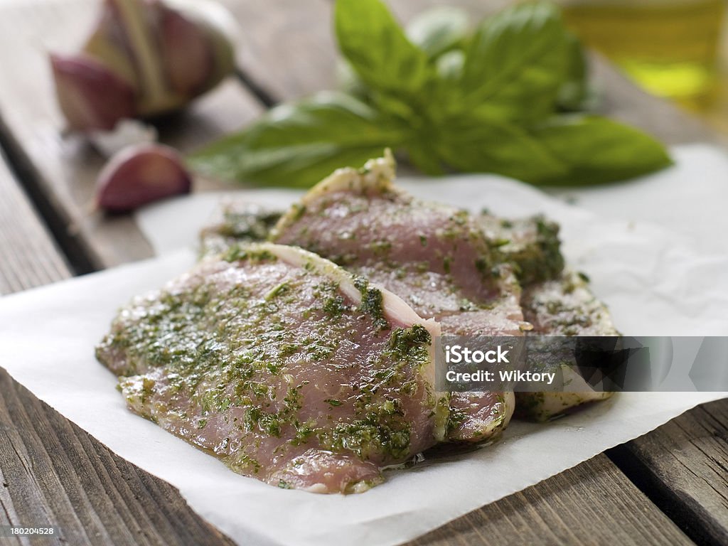 Carne marinada - Foto de stock de Aceite para cocinar libre de derechos