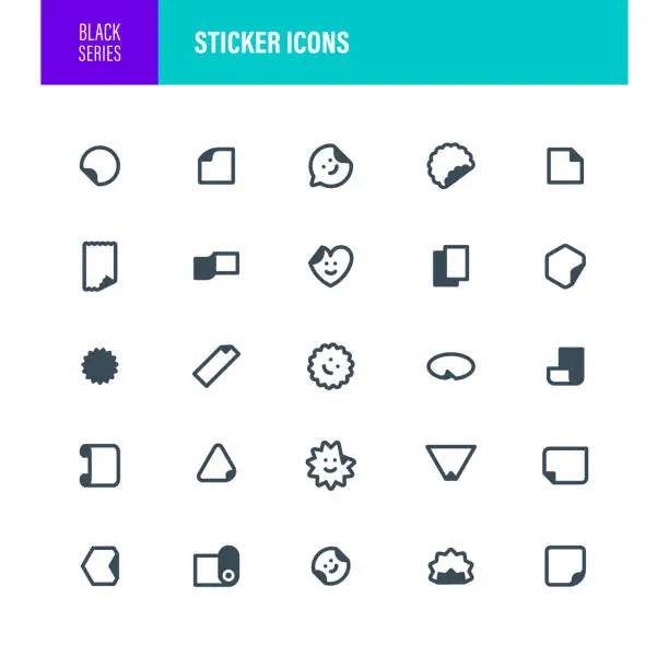 Vector illustration of Sale Sticker Icons