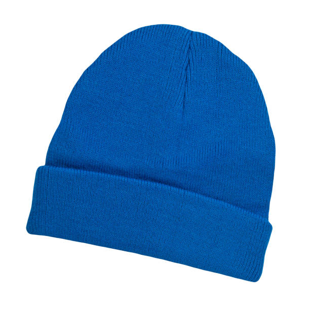 istock 1 blue woolen cap isolated on white background 1802059946