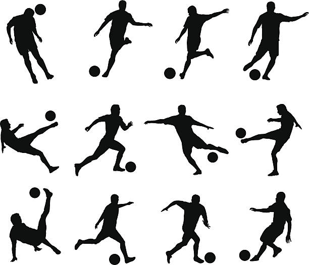 최고음질 이동 soccer player - best in show stock illustrations