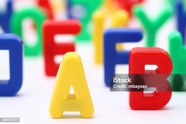 Alphabet Stockfoto und mehr Bilder von Alphabet - Alphabet, Bildung, Blau