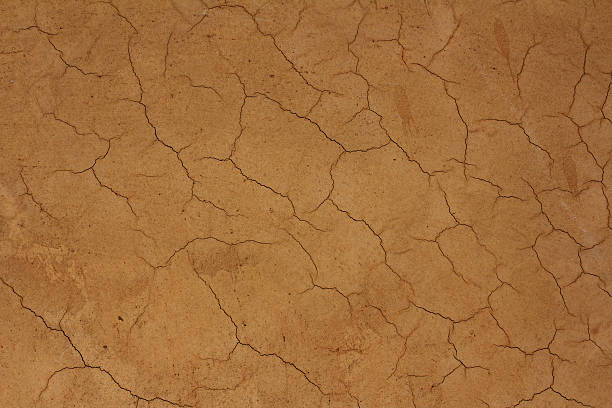 istock The texture of clay walls 180210895