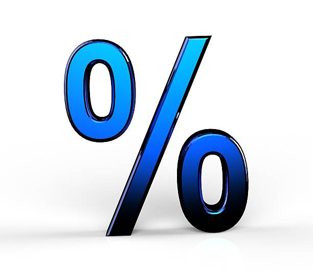istock Bussines symbols. 3D percentage 180214959