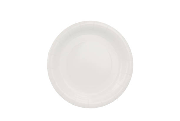 istock white paper plate on top view. take away packaging 1802226992