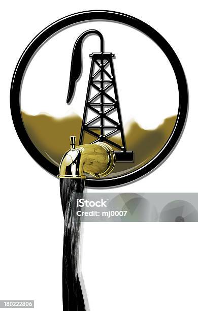 Producción De Petróleo Foto de stock y más banco de imágenes de Aceite para cocinar - Aceite para cocinar, Bomba de petróleo, Campo de petróleo