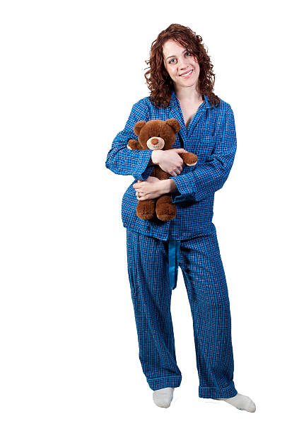 istock Woman Hugging Teddy Bear 180225017