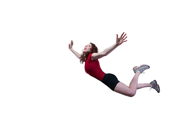 istock Woman Falling Through the Sky 180225044