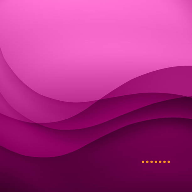 istock Abstract background wave with shades of pink and orange dots 180227284