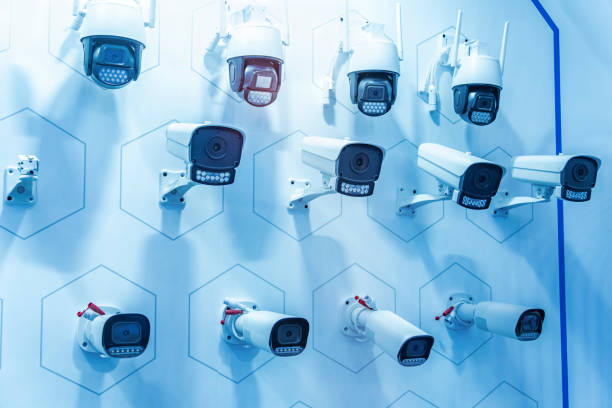 istock Collection Of Different Control Recording And Inspection Electronic Cameras. Protection Property System Technology 1802277109