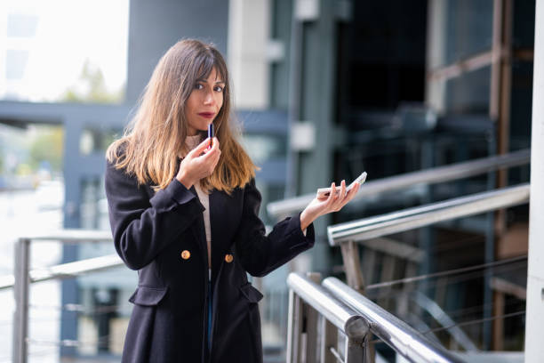istock Urban allure, lipstick strokes, Madrid's charm. 1802280870