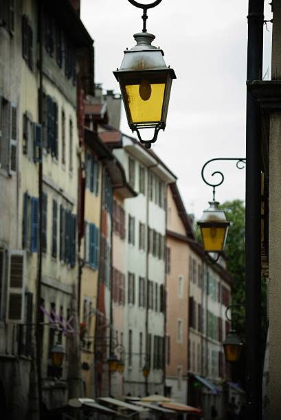 Gothic Lamps stock photo