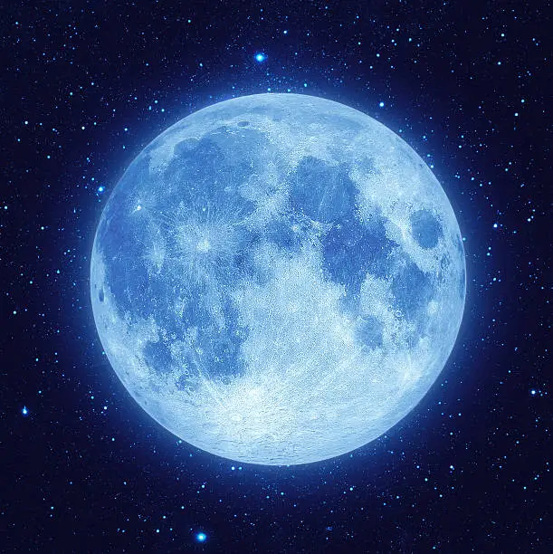 Photo of blue moon