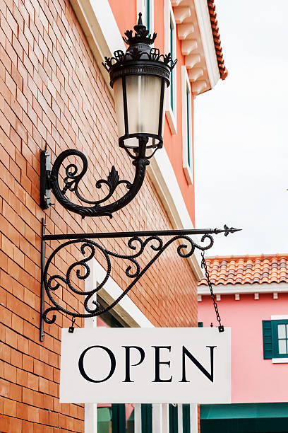 istock sign in shopping center 180231498