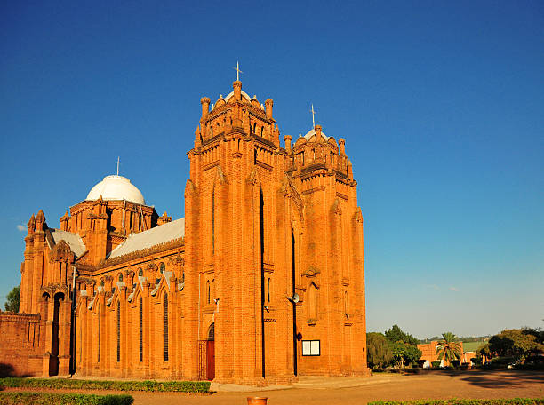 Blantyre, Malawi: St Michael and All Angels Church - designed by Reverend David Clement Scott and built by men with no training in architecture, construction or even brick-making - photo by M.Torres