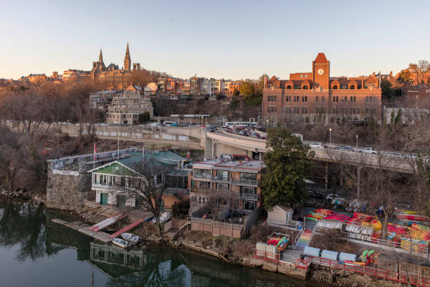 istock Cityscape of Georgetown Washington DC 1802323951