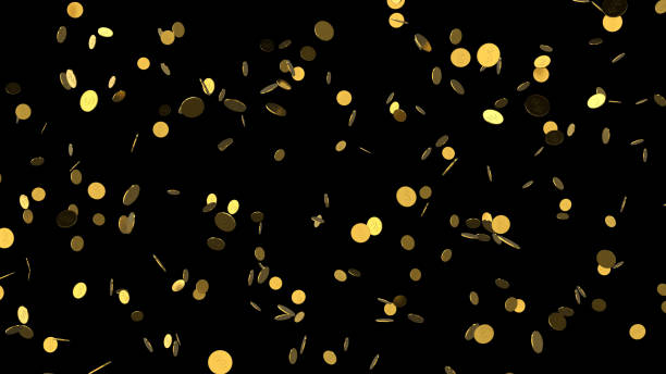 istock Falling coins or money golden rain background 1802323953