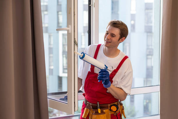 istock A repairman fixing windows in new apartment. 1802341316