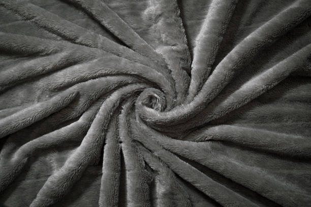 istock Texture of gray winter soft pile fabric 1802371835