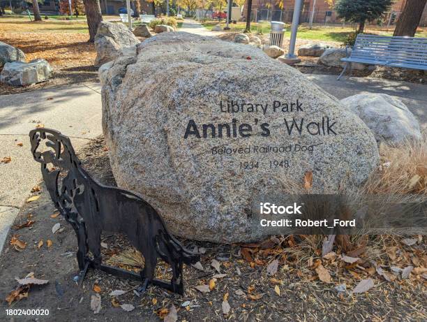 Public Library And Park In Fort Collins Colorado October 2023 Stock Photo - Download Image Now