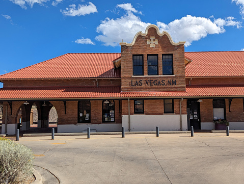 The Restored Train Station in Las Vegas New Mexico