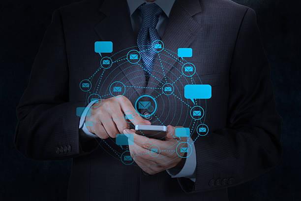 istock businessman hand use smart phone computer with email icon 180240958