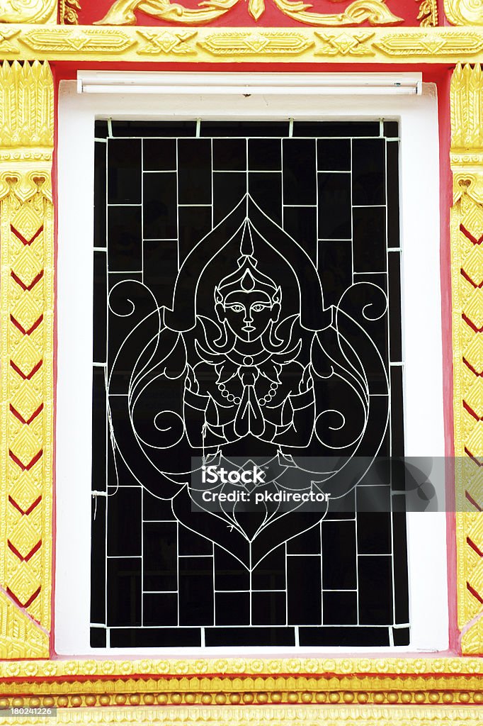 Thai Window Vector Thai Temple Window Stock Photo - Download Image Now - Art, Art And ...